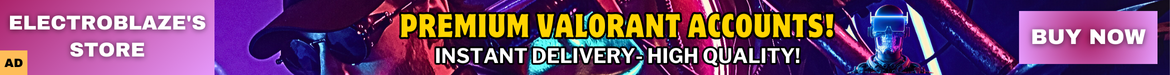 Special Valorant Accounts offer from ElectroBlaze